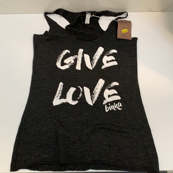 BRAND NEW Binka Racerback tank, smokey grey, Size XS - Picture 1 of 4